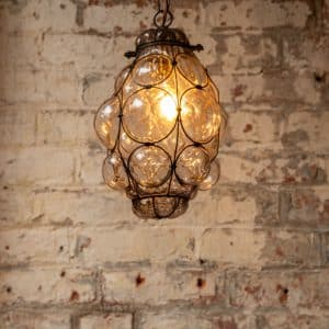Blown Glass Lantern #1177