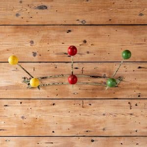 Midcentury Atomic Coat Hooks #1218
