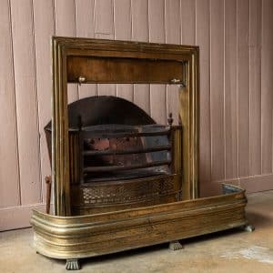 1820s Brass Fire Hob Grate #1210