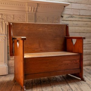 Convertible Oak Monk's Bench #1209