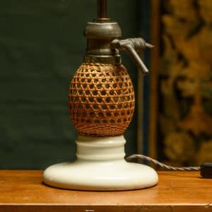 Ceramic Base Siphon Lamp #1243