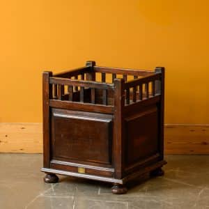 Naval Interest Victorian Hardwood Planter #1244