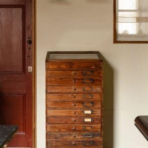 Pine Specimen Drawers Unit #1257