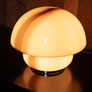 Glass Mushroom Lamp #1256