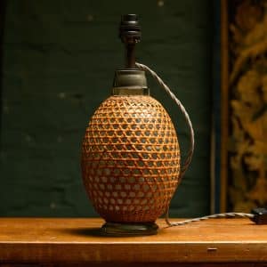 Small Canework Siphon Lamp #1242
