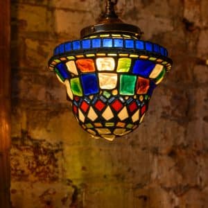 Peter Marsh Rock Glass Lantern #1264