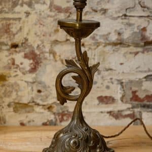 Brass Art Nouveau Lamp #1280