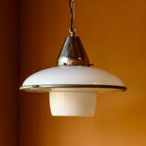 1930s Bauhaus Pendant by C. F. Otto Müller #1287