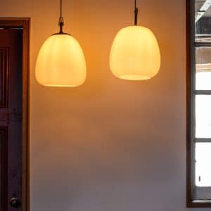 Opaline Tulip Pendants #1286