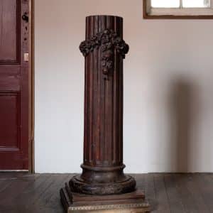 Oak Column Plinth #1310