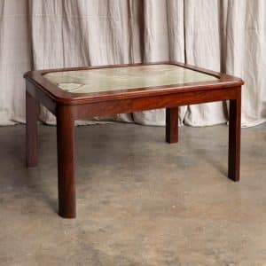 Hardwood & Onyx Coffee Table #1327
