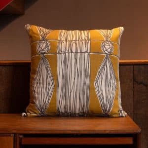 Gold 1950s Print Cushions #1353
