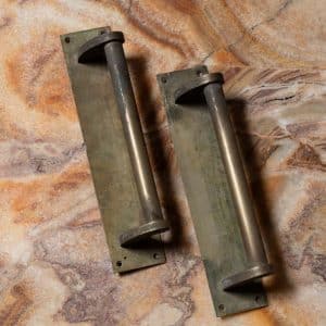 Heavy Brass Art Deco Handles #1359