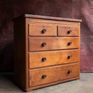 Oak Chest of Drawers #1366