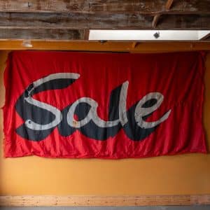 Large Antique Sale Banners #1448