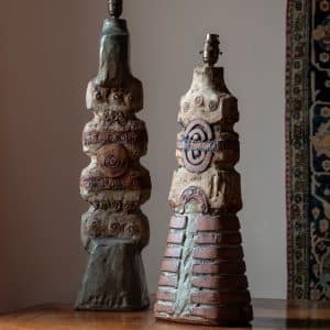 Stoneware Lamps by Bernard Rooke #1441