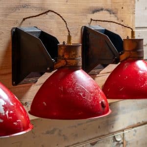 Antique Red Adjustable Wall Lights #1438