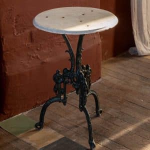 Marble top bistro table #1458