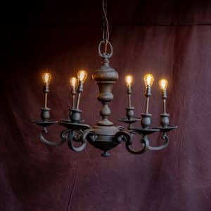 6-branched Dutch chandelier #1467