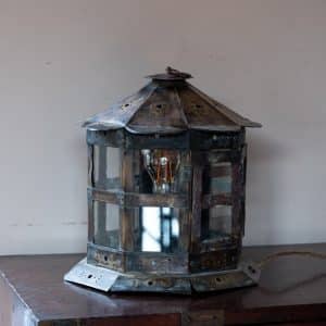 Brass Lantern Table Lamp #1510