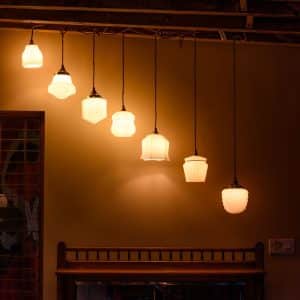 Milk Glass Pendants #1514