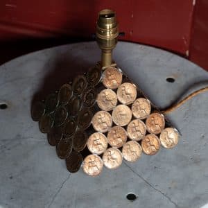 Pyramid Coin Lamp #1486