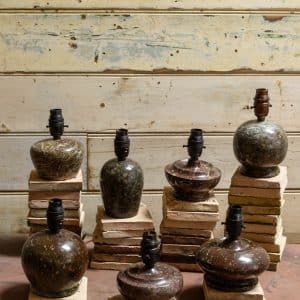 Small Turned Serpentine Lamps #1525