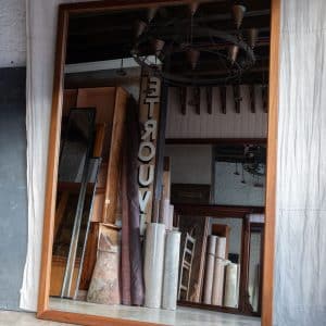 Giant Hardwood Mirror #1481